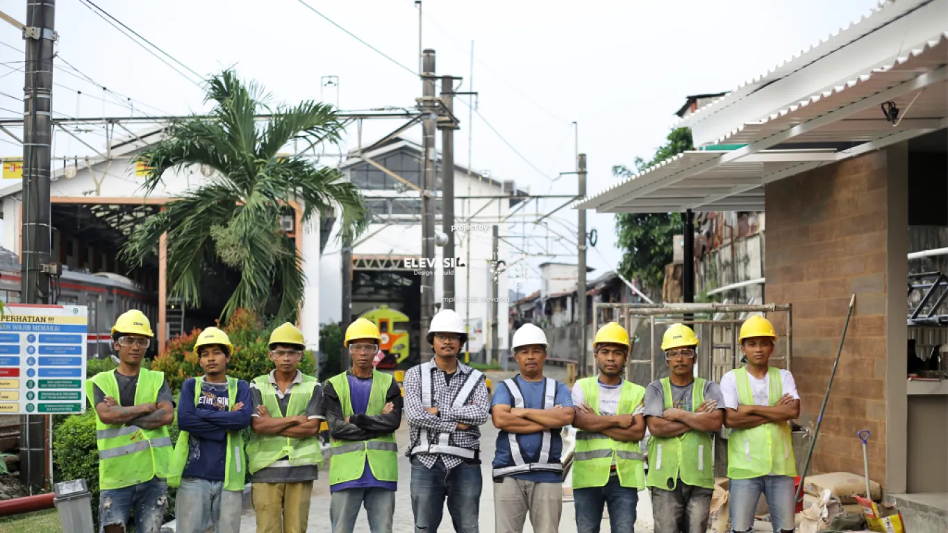 Construction team