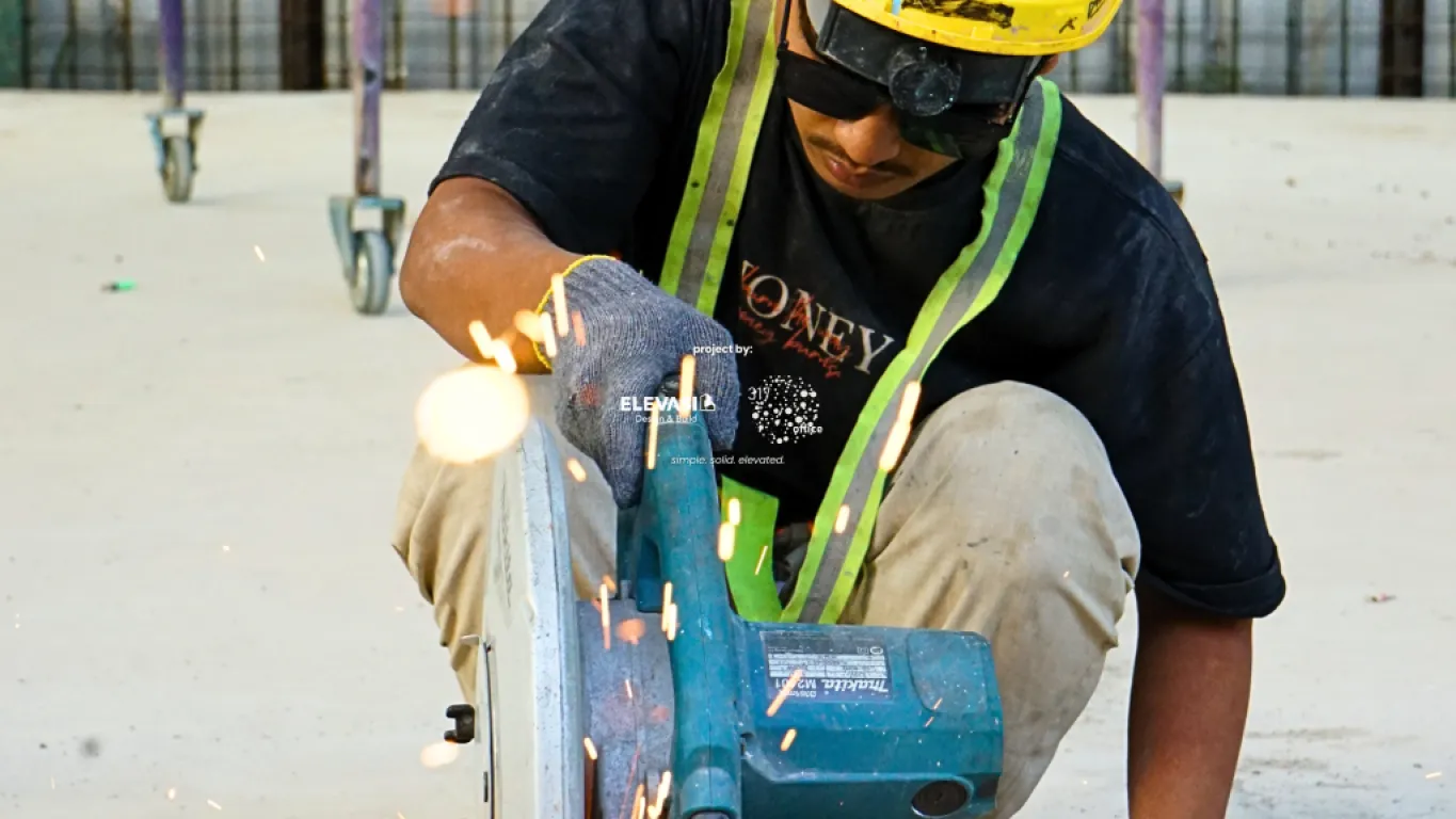 Construction staff